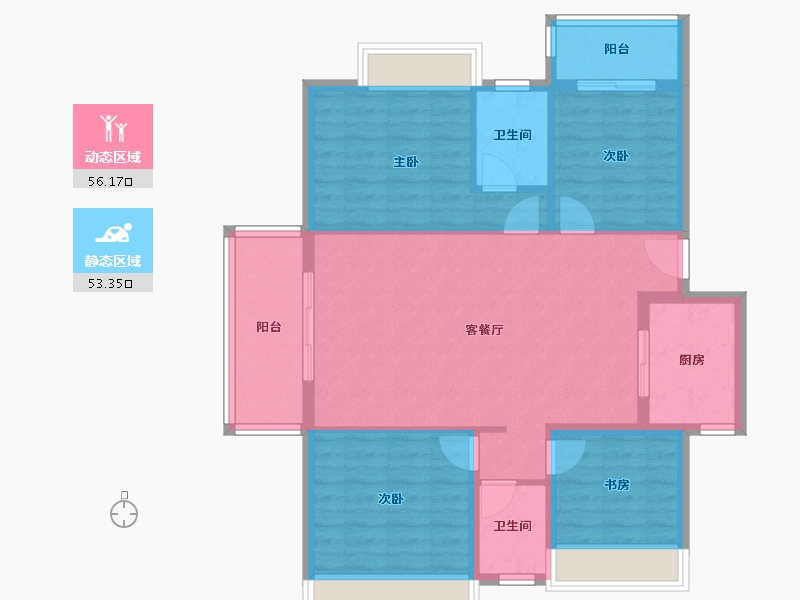 广西壮族自治区-防城港市-智仁家园-98.94-户型库-动静分区