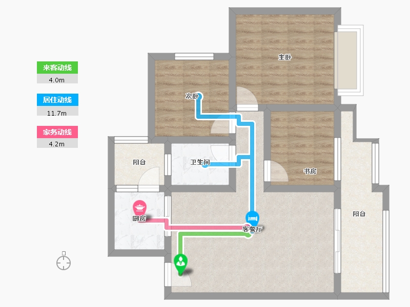 四川省-广安市-广建西城-73.61-户型库-动静线