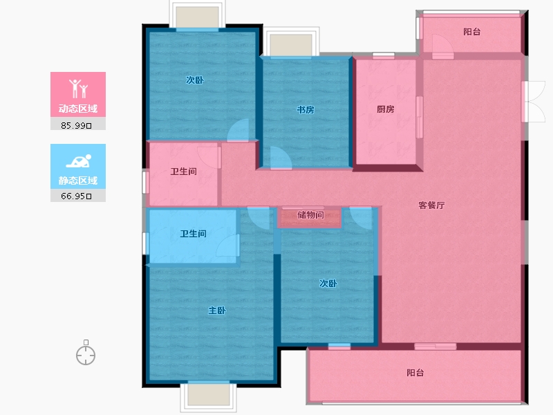 云南省-昆明市-中交金地中央公园-138.00-户型库-动静分区