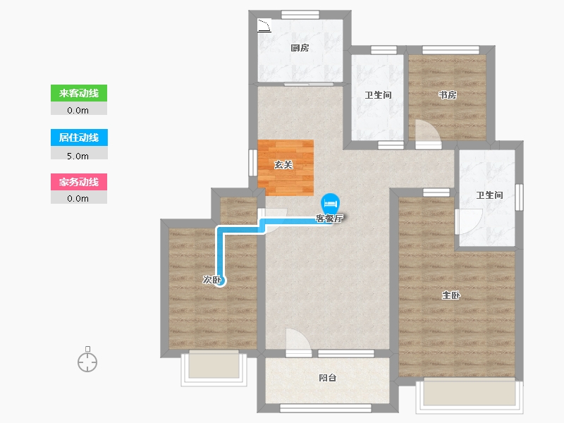 山东省-青岛市-海尔产城创白云山花园-81.20-户型库-动静线