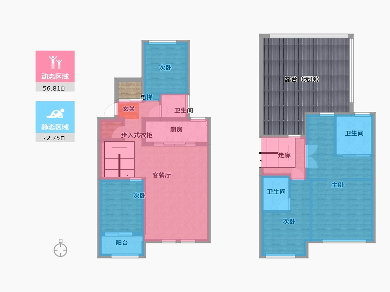 上海-上海市-联仲都悦汇-147.28-户型库-动静分区