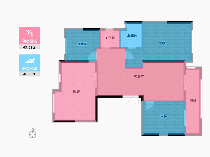 福建省-南平市-首府-101.77-户型库-动静分区