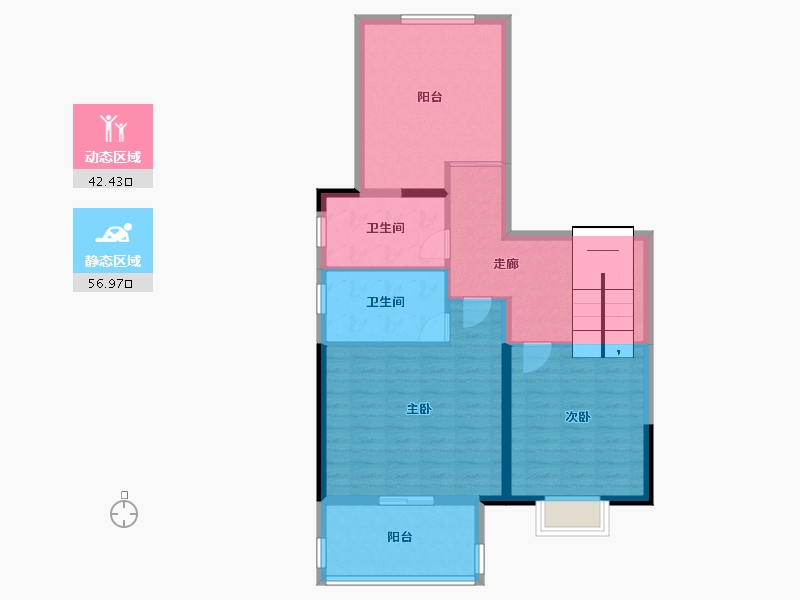 上海-上海市-光明九胤-89.55-户型库-动静分区