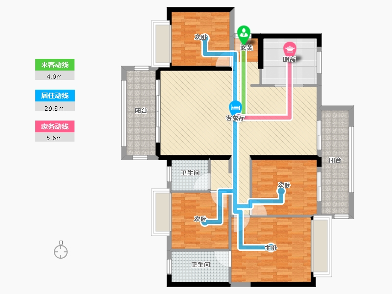 广西壮族自治区-玉林市-新世纪豪园-113.23-户型库-动静线