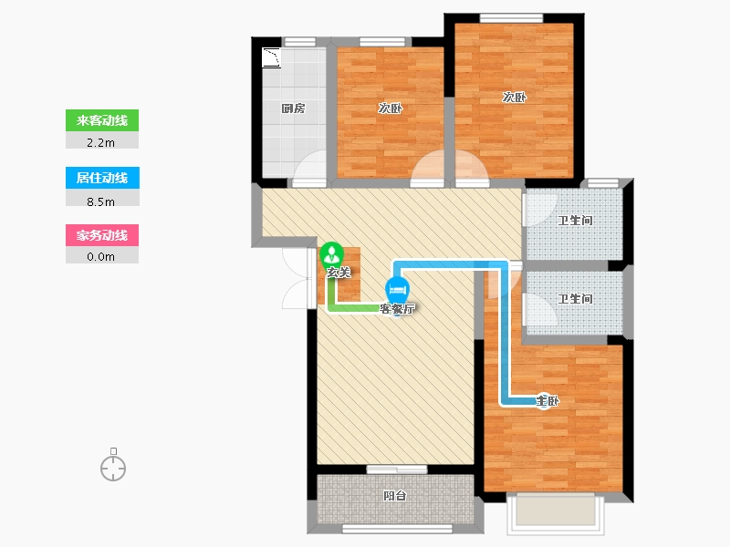 陕西省-西安市-经渭新区-88.27-户型库-动静线