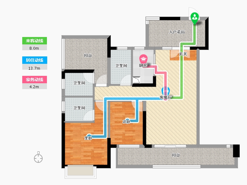 广东省-肇庆市-金凯盛誉城-101.90-户型库-动静线