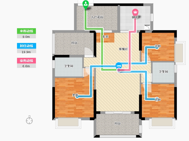 广东省-肇庆市-幸福湖畔-112.47-户型库-动静线