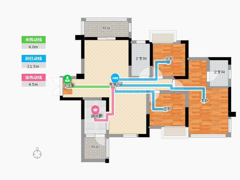 四川省-德阳市-美林康城铂悦府-90.93-户型库-动静线