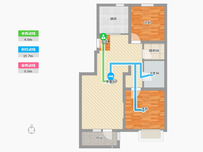 天津-天津市-天房天和园-74.74-户型库-动静线