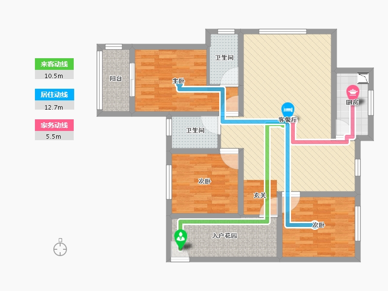 河北省-保定市-盛港国际-86.66-户型库-动静线