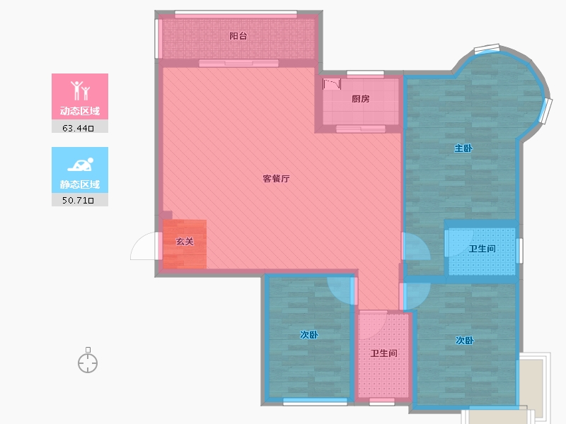 江西省-宜春市-明月华庭-101.12-户型库-动静分区