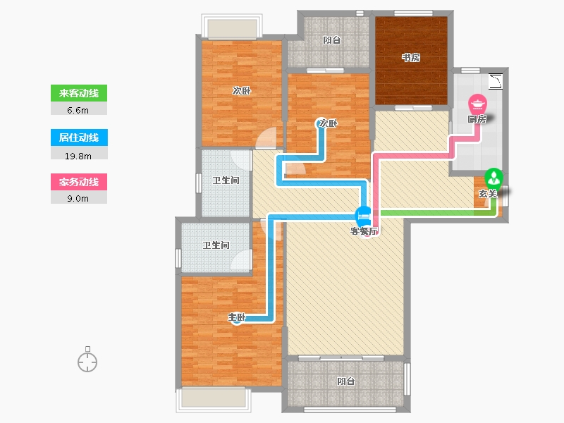 福建省-泉州市-百信御江帝景2期-149.77-户型库-动静线