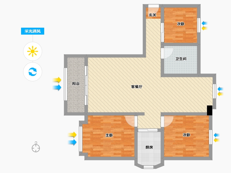 河北省-保定市-香邑溪谷-92.09-户型库-采光通风