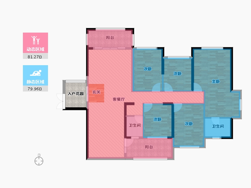 广西壮族自治区-百色市-鼎盛中央城-149.40-户型库-动静分区