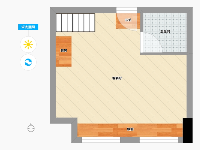 重庆-重庆市-华宇时代星空-27.03-户型库-采光通风