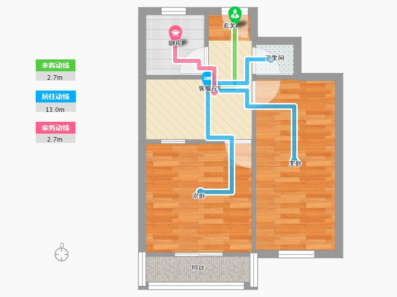 山东省-青岛市-龙潭路-42.73-户型库-动静线