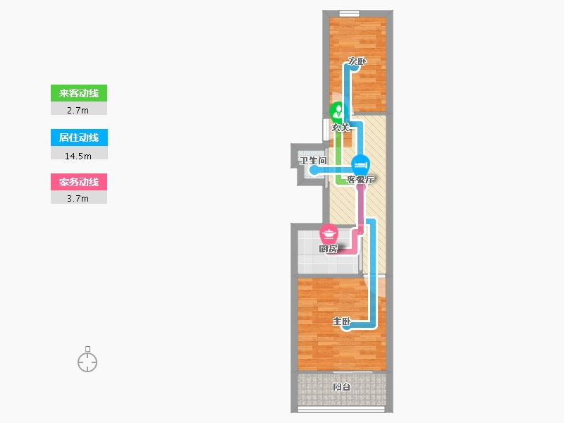 北京-北京市-天宁寺西里5号-40.86-户型库-动静线