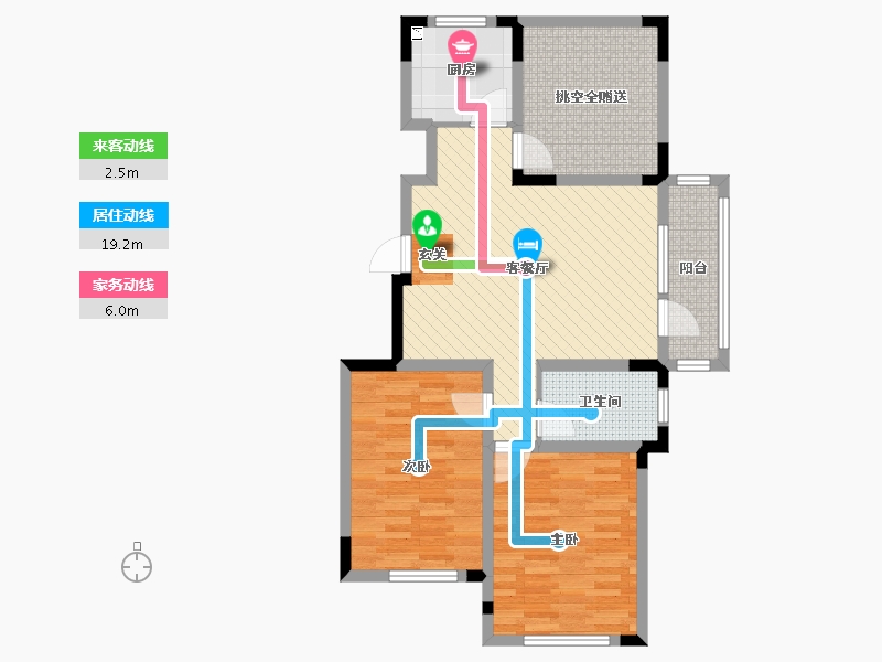 辽宁省-沈阳市-中铁丁香水岸-82.01-户型库-动静线