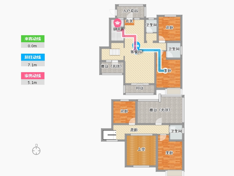 山东省-潍坊市-天福世纪城-161.69-户型库-动静线