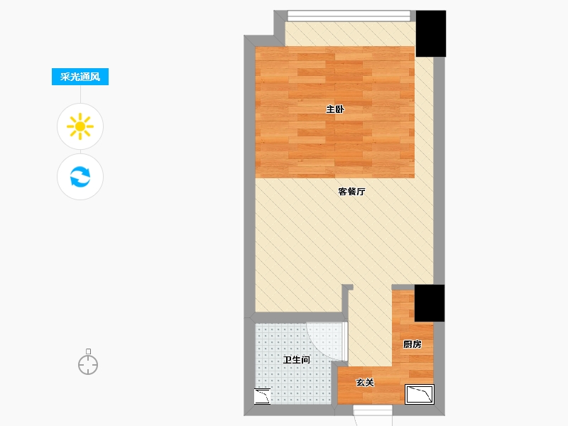 湖南省-长沙市-滨江一号-31.74-户型库-采光通风