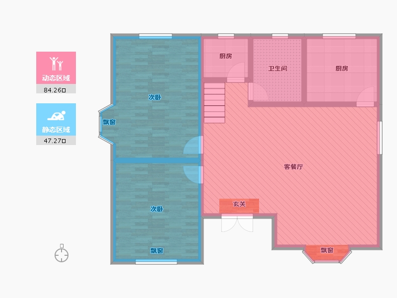 河南省-郑州市-合和-119.19-户型库-动静分区