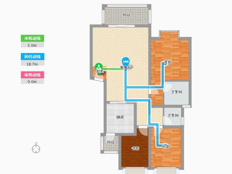 四川省-成都市-利通上优水岸-98.92-户型库-动静线