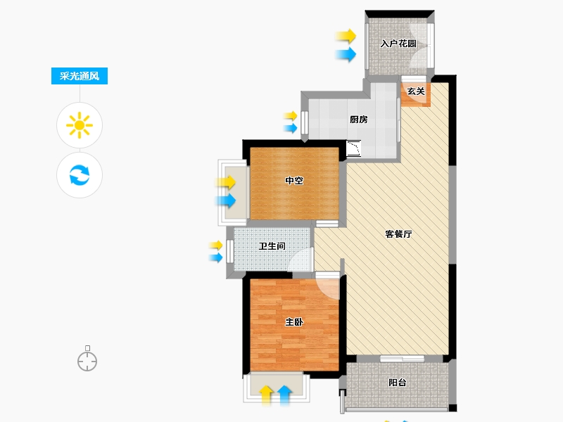 江西省-赣州市-正源时代-68.00-户型库-采光通风