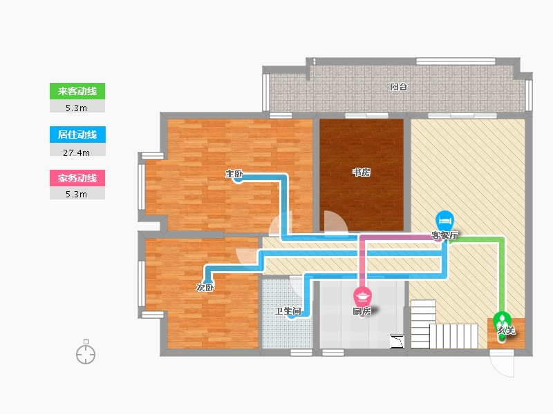 湖北省-十堰市-中岳华庭-114.88-户型库-动静线