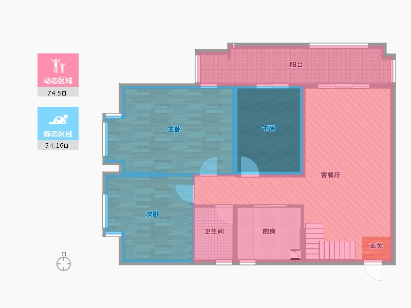 湖北省-十堰市-中岳华庭-114.88-户型库-动静分区