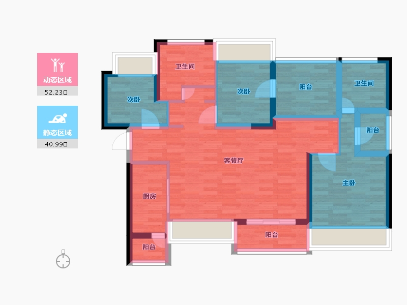 广东省-深圳市-天汇城-81.68-户型库-动静分区