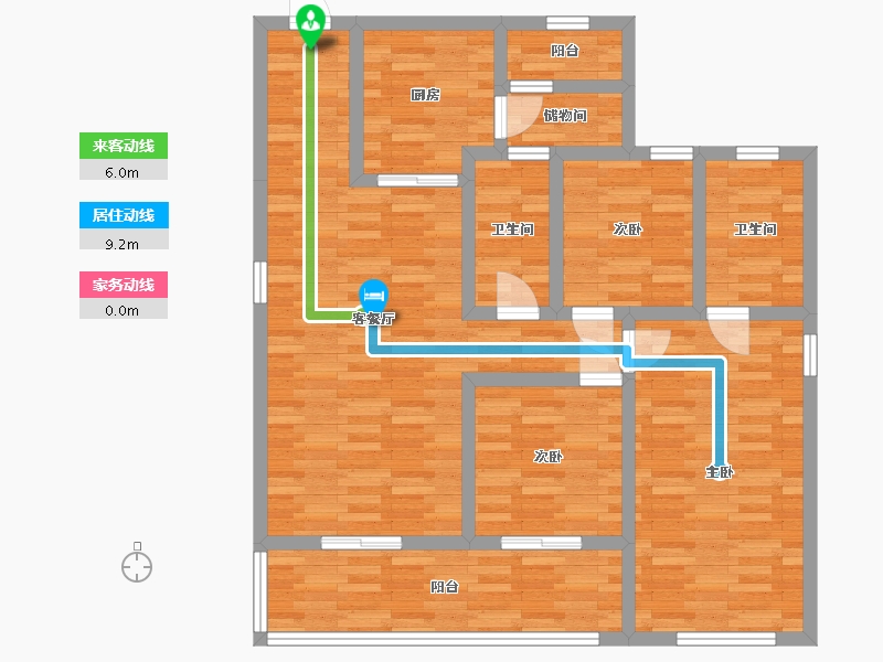 云南省-昆明市-融创春风十里-97.02-户型库-动静线