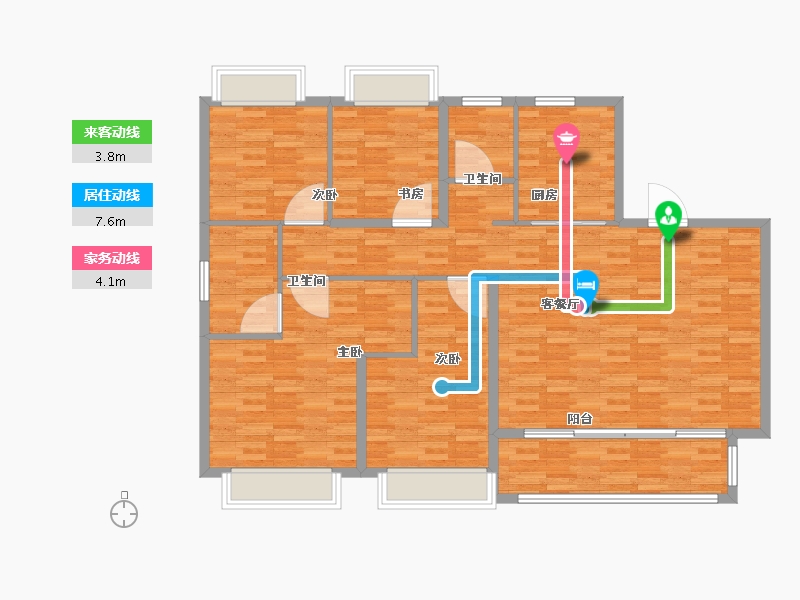 江苏省-南京市-建发央誉-130.01-户型库-动静线