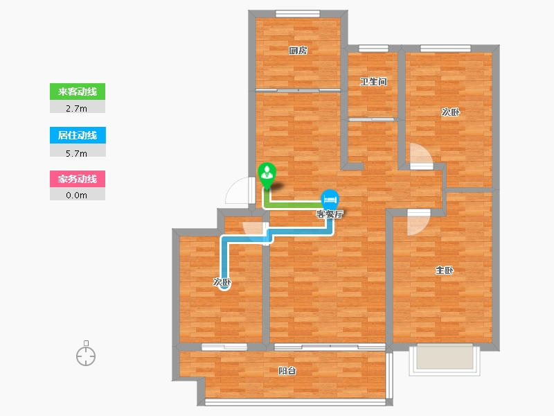 山东省-日照市-德瑞锦秀兰园-96.09-户型库-动静线