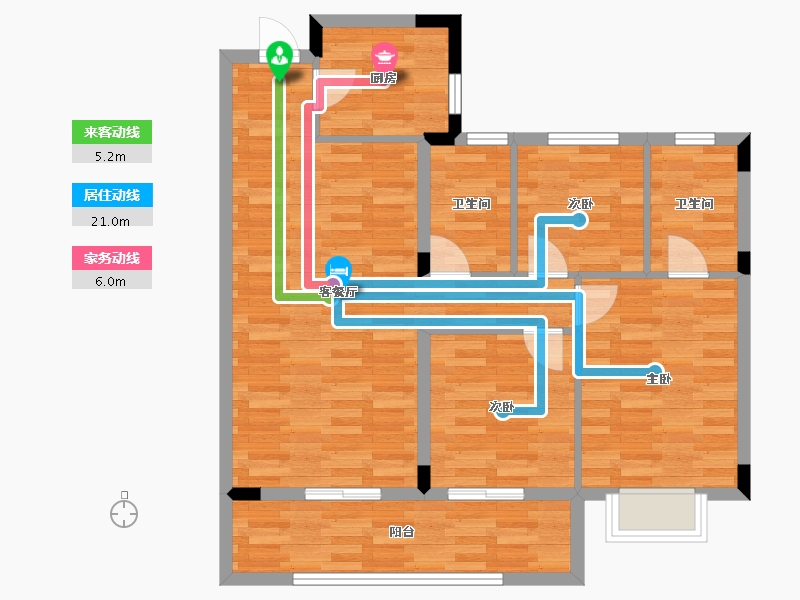 福建省-莆田市-建发央誉-82.88-户型库-动静线