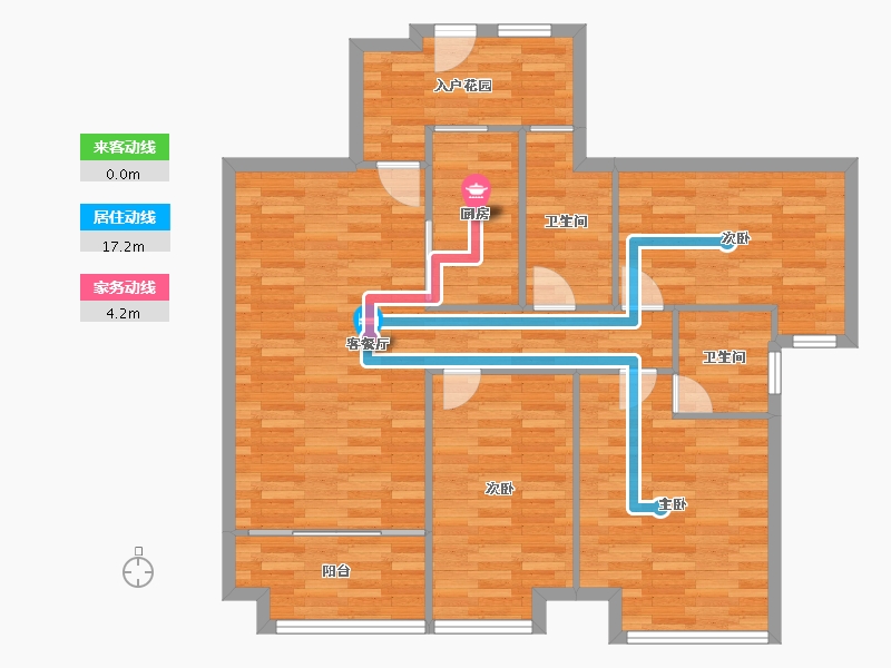 广东省-深圳市-玉湖湾-94.20-户型库-动静线