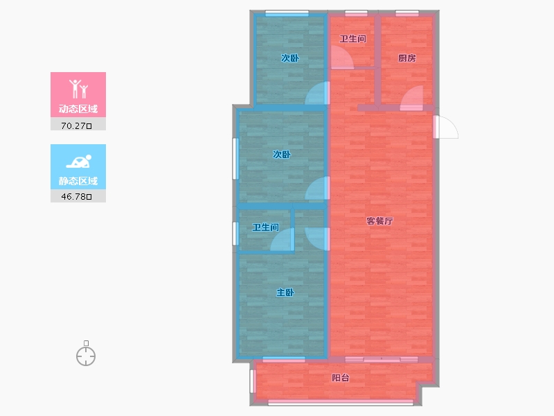 河南省-新乡市-德邻城-105.00-户型库-动静分区