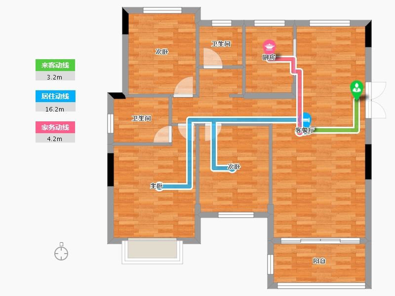 湖北省-孝感市-陨东学府-91.08-户型库-动静线