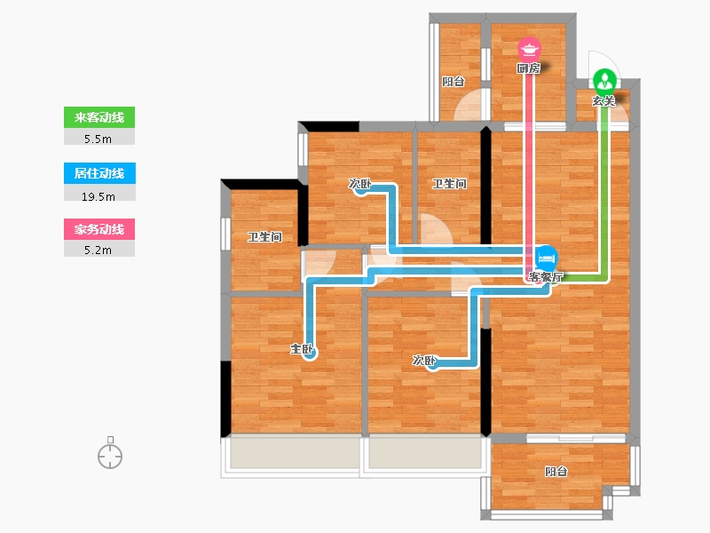 广东省-肇庆市-光大江与城-79.89-户型库-动静线