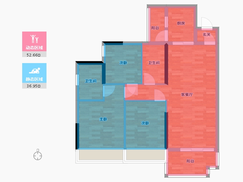 广东省-肇庆市-光大江与城-79.89-户型库-动静分区