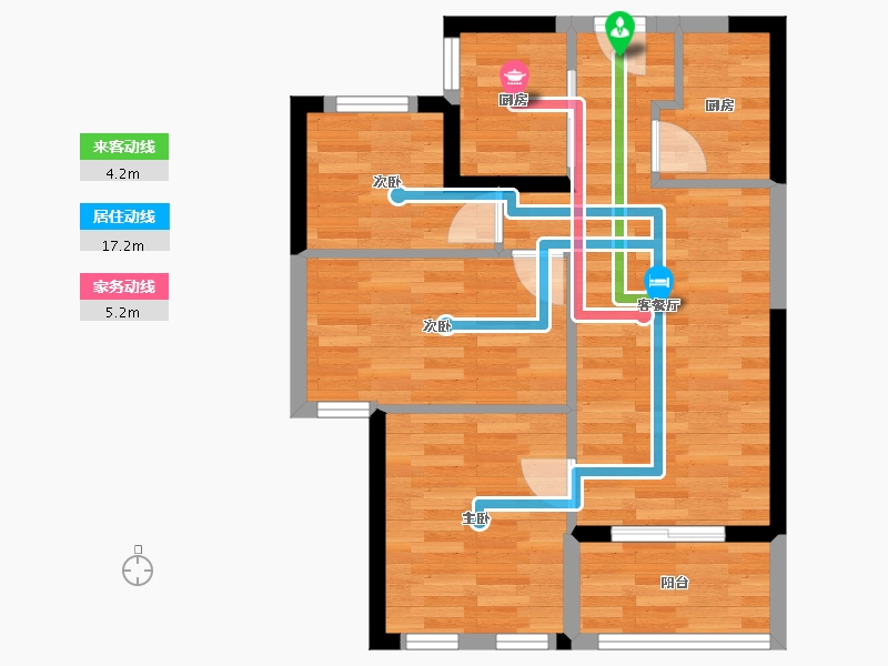 福建省-福州市-天空之城-56.13-户型库-动静线