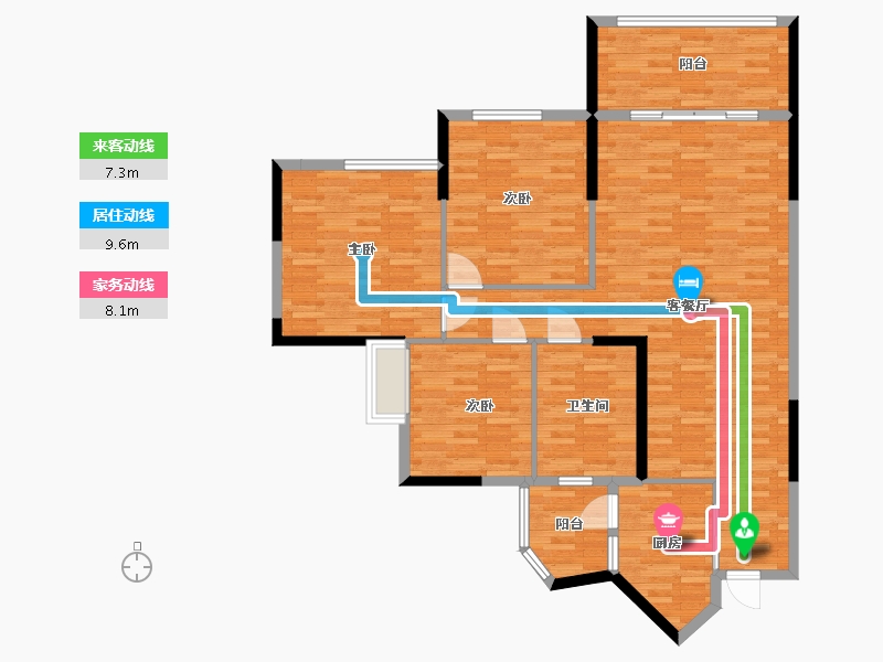 四川省-成都市-怡静湖-122.00-户型库-动静线