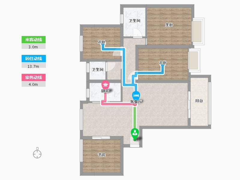 江西省-上饶市-友邦壹号-96.49-户型库-动静线