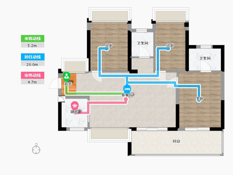 广东省-深圳市-泰丰枫林岸-84.07-户型库-动静线