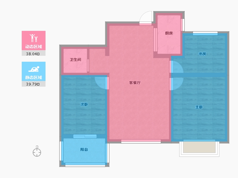 山东省-济宁市-孝养城-68.85-户型库-动静分区