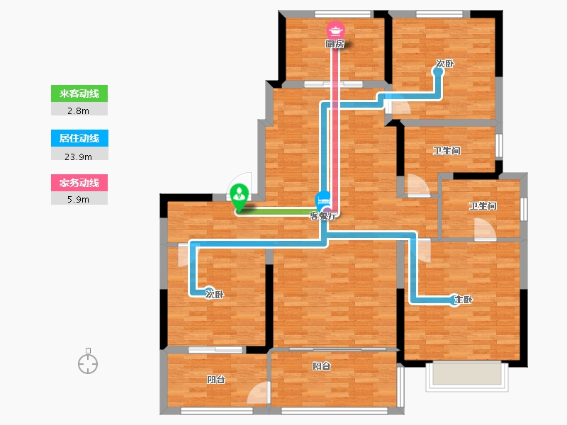 山东省-济南市-祥泰城-122.01-户型库-动静线