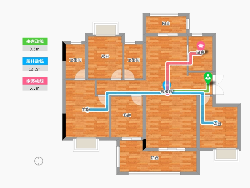 福建省-三明市-翰林院-104.33-户型库-动静线