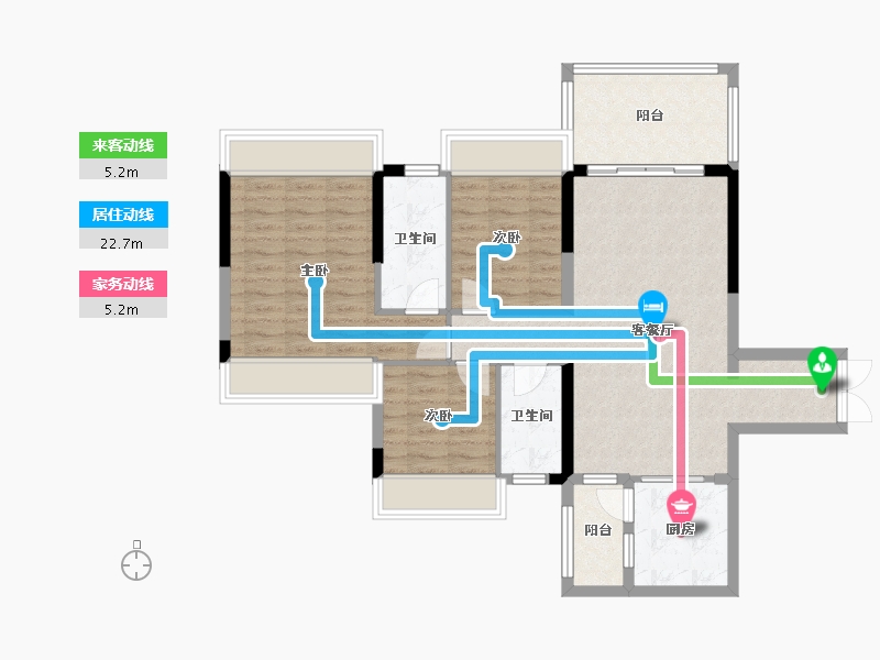 广东省-湛江市-地标海东广场-92.19-户型库-动静线