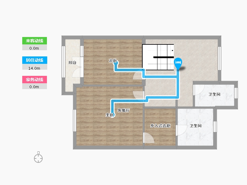 江西省-南昌市-青山湖御湖国际别墅-80.22-户型库-动静线