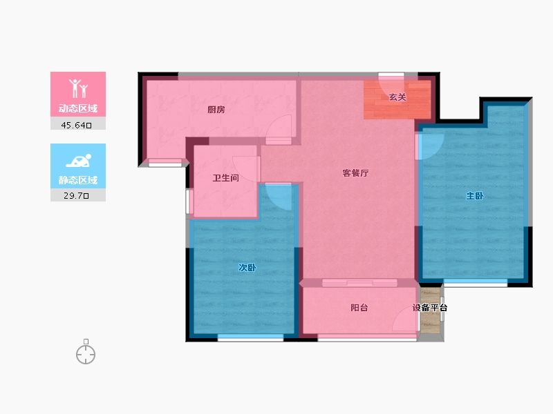 山东省-德州市-陵城首府-68.01-户型库-动静分区