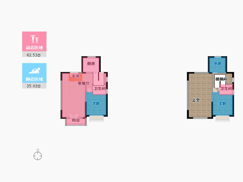 河北省-保定市-上河・天著-124.80-户型库-动静分区